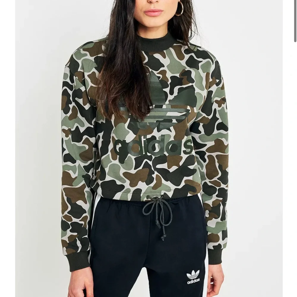 {EUC} ADIDAS Originals Camo Trefoil Sweatshirt - Picture 3 of 12